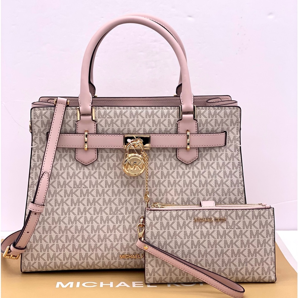 Michael Kors Hamilton Medium Satchel And Wallet set - Picture 3 of 15